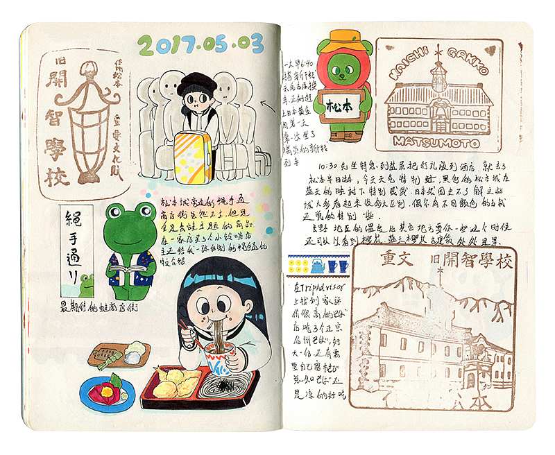 2017旅行手账（图ZMTIxODkyMjM2） - 其他 - 站酷设计师applenana原创素材 - 站酷ZCOOL