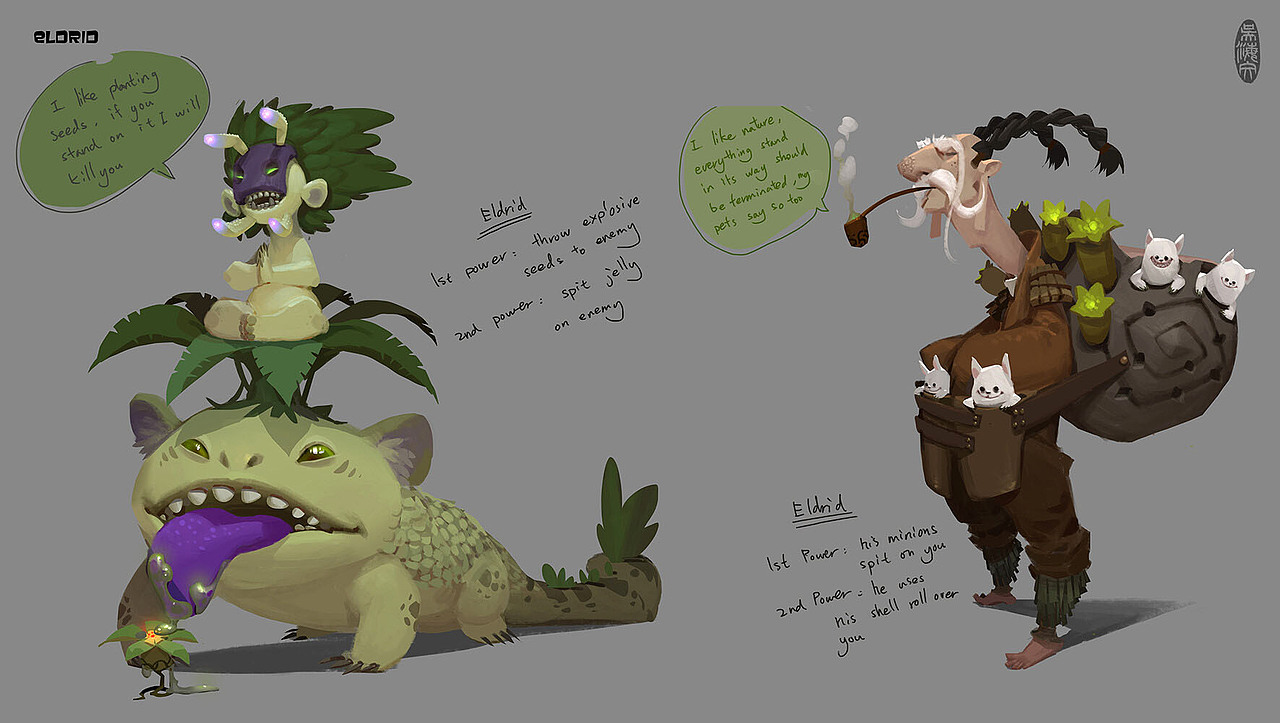 为游戏《Battleborn》的角色设计