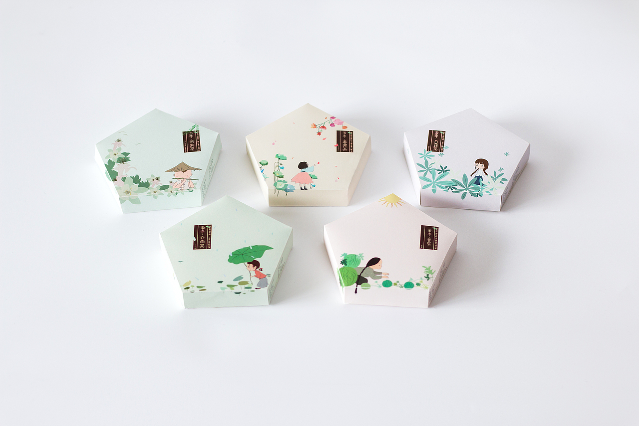 五季茶－信陽毛尖茶葉包裝設(shè)計(jì)（圖ZMTA2NTY0NDQ0） - 包裝 - 站酷設(shè)計(jì)師一根豎條紋原創(chuàng)素材 - 站酷ZCOOL