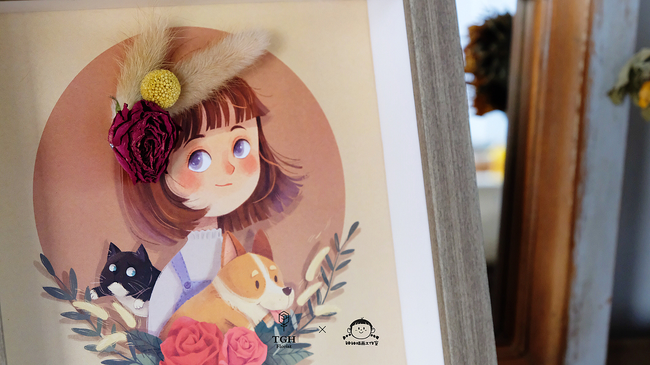 【插画×花艺】最文艺的新年×情人节礼物（图ZMTAzNDQ2NDY0） - 儿童插画 - 站酷设计师钟小朋友原创素材 - 站酷ZCOOL