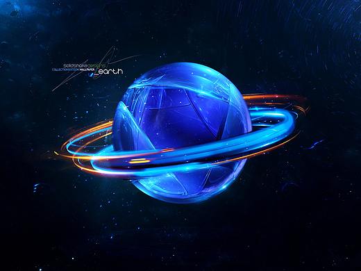 C4D—星空玻璃球