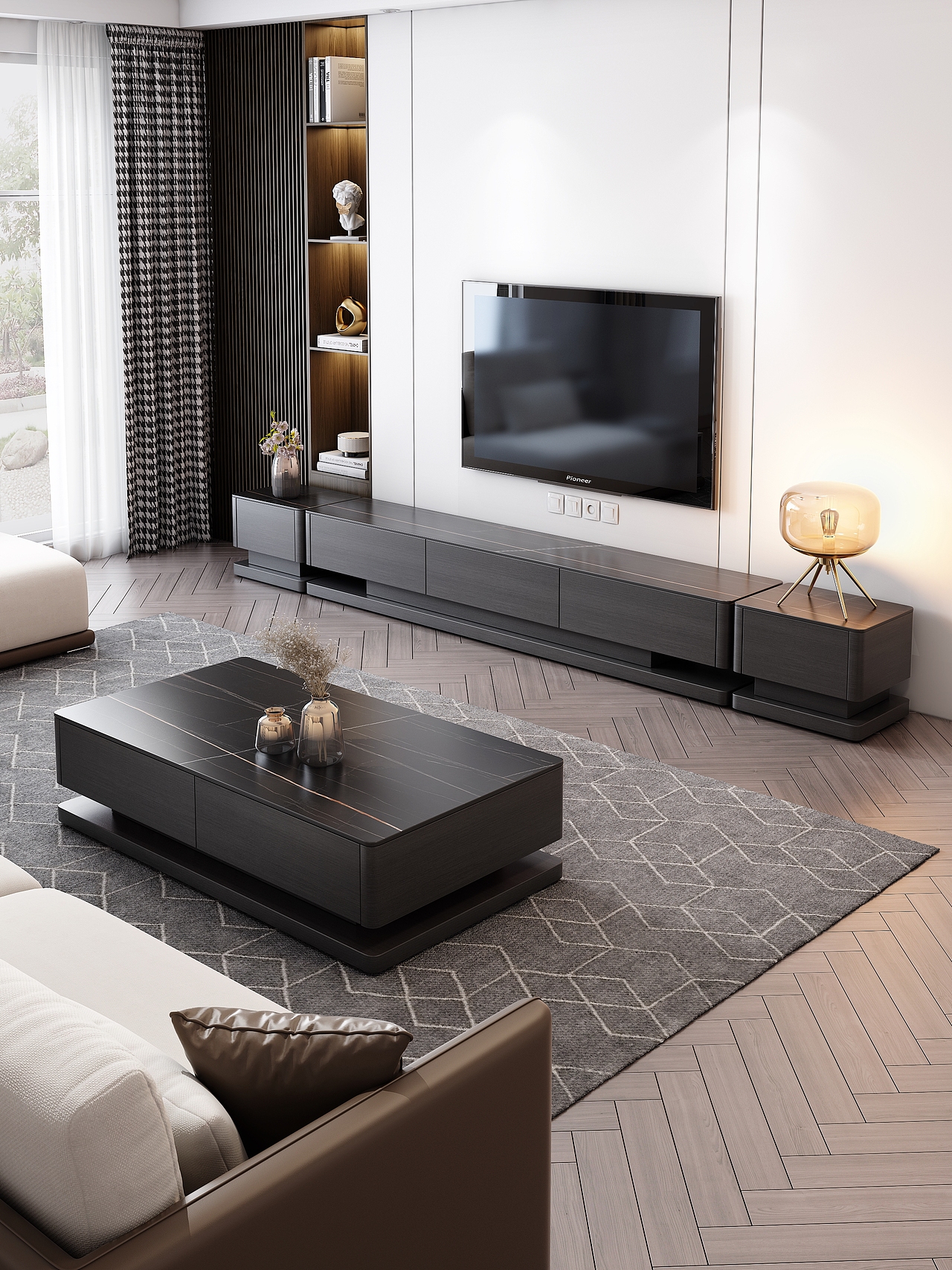 茶几电视柜组合