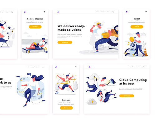 插画（图ZMjQwMjE3MDI4） - 商业插画 - 站酷设计师UI云原创素材 - 站酷ZCOOL