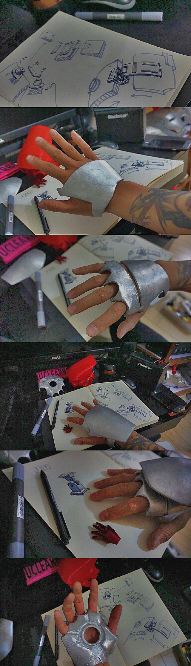 如果制造盔甲难度是100
<br>那么做连接联动的难度就是1000