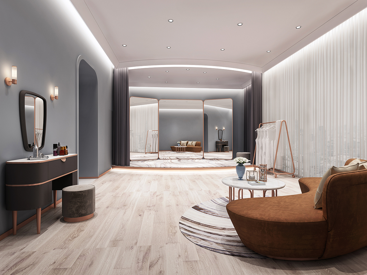 一九九二效果图-工装婚纱店