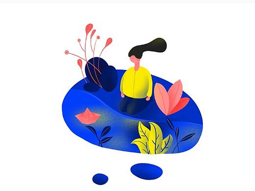 PS绘制抽象噪点插画小教程