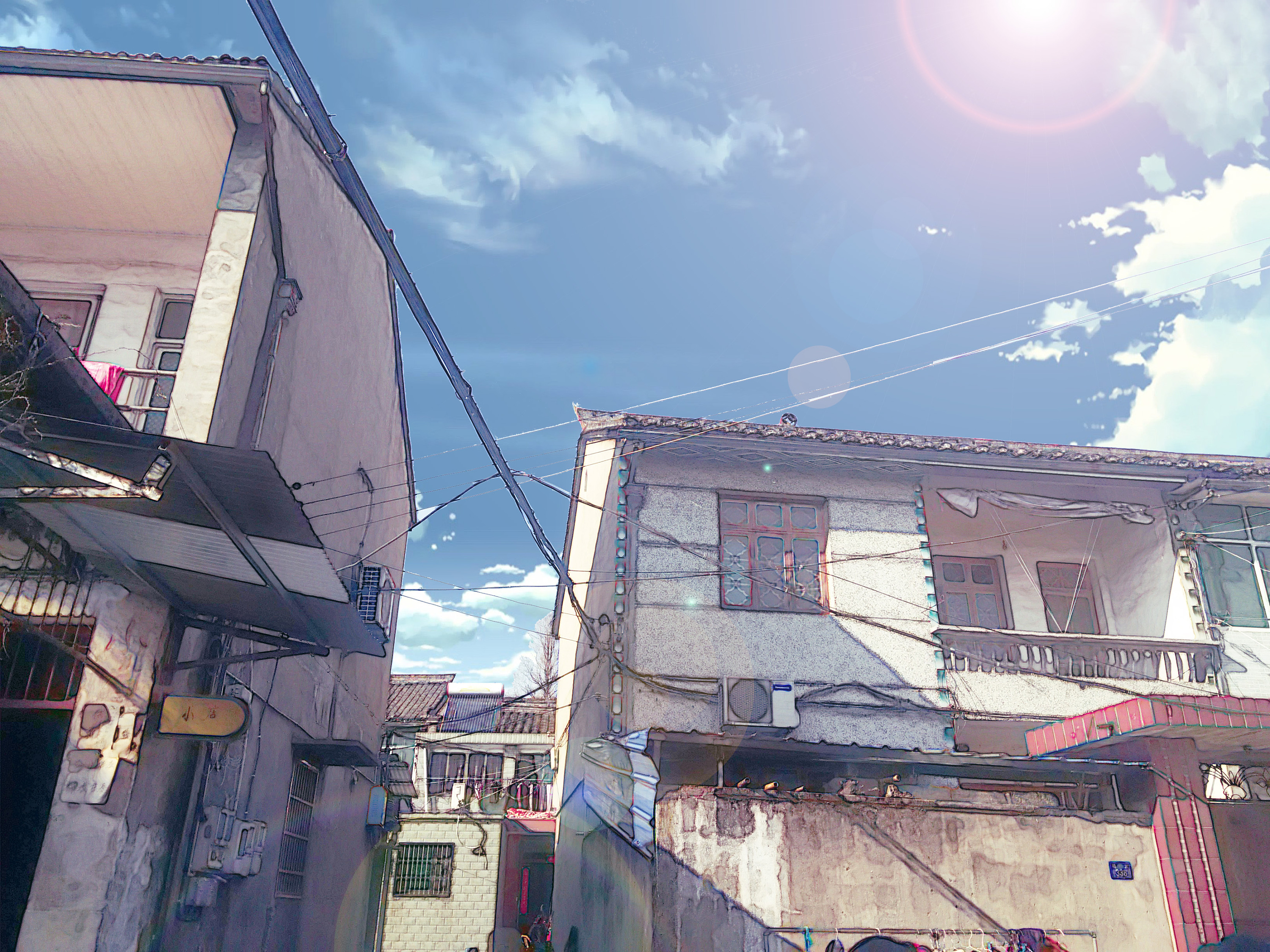 小城|插画|艺术插画|小透明大鹿 - 原创作品 - 站酷 (zcool)