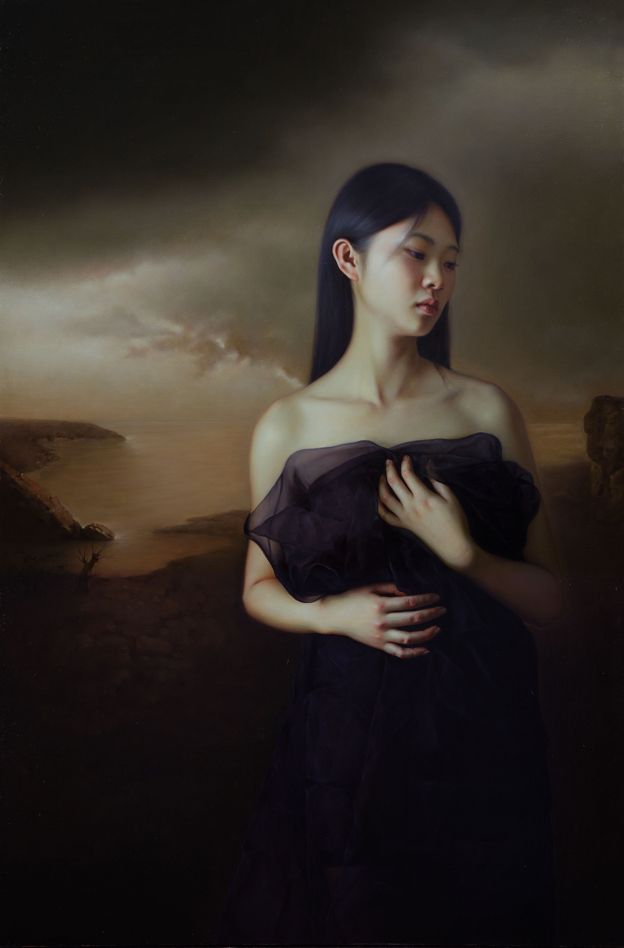 媤 80x120cm 布面油画 2016