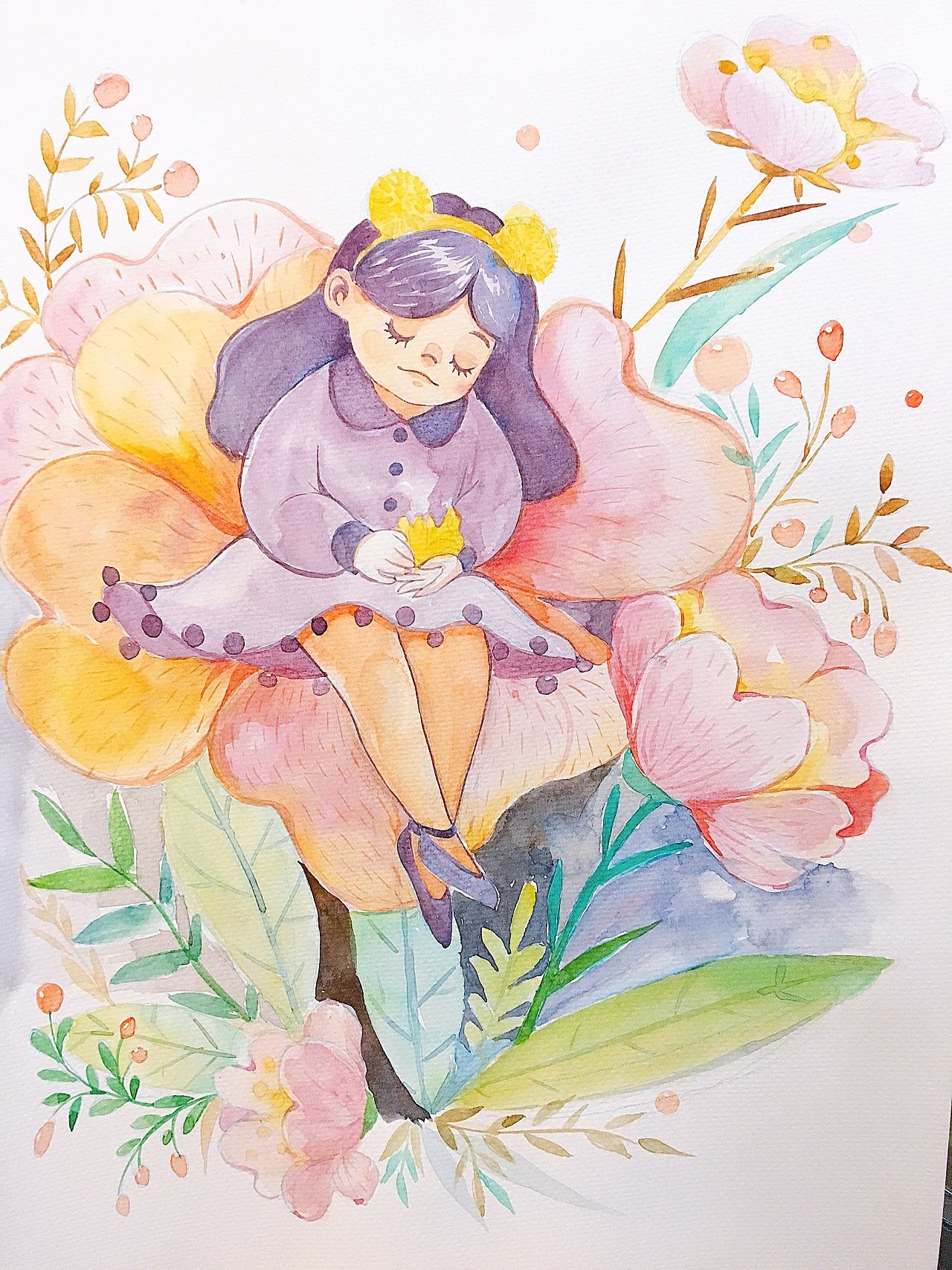 水彩插画|插画|儿童插画|啊兜 - 原创作品 - 站酷 (zcool)