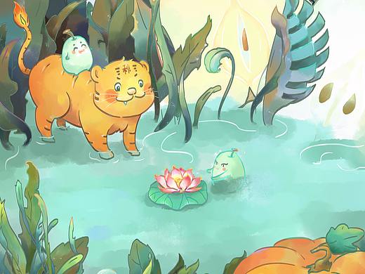 处暑（个人主页-ZMjg1MTY5MDA=） - 创作习作 - 站酷设计师尤加利绿原创素材 - 站酷ZCOOL