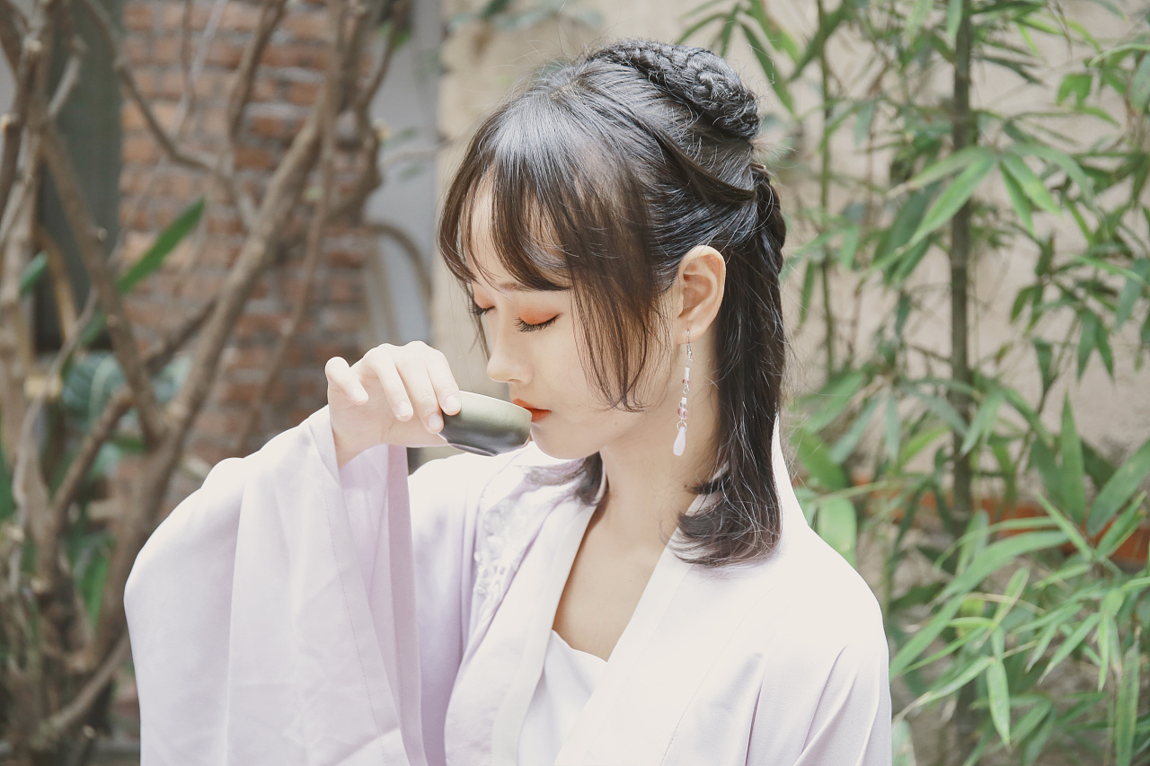 闽南古厝与汉服小仙女