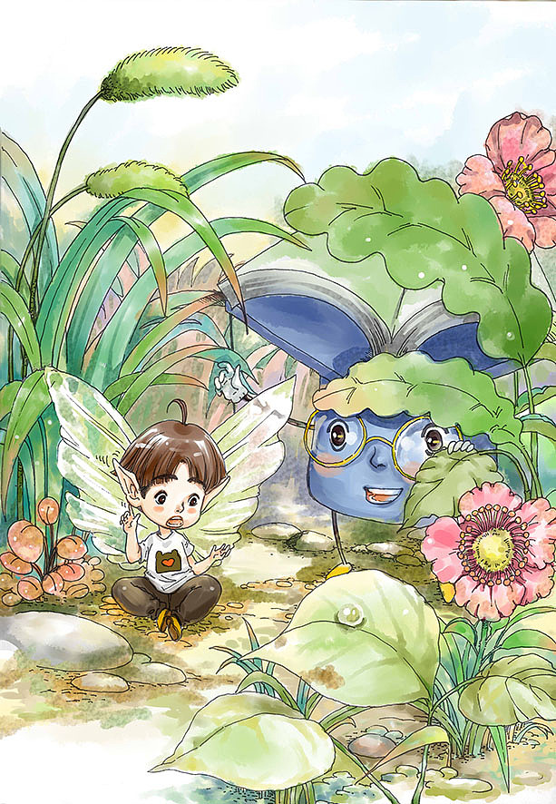 今年创作的一组给小朋友的国学绘本插画