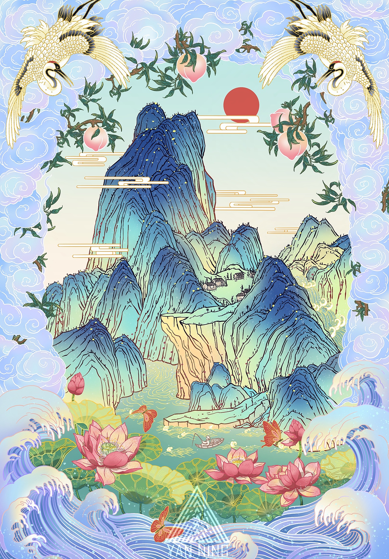 神游其中，怡然自得（图ZMjQ5NzY0OTI0） - 创作习作 - 站酷设计师鹿燃原创素材 - 站酷ZCOOL