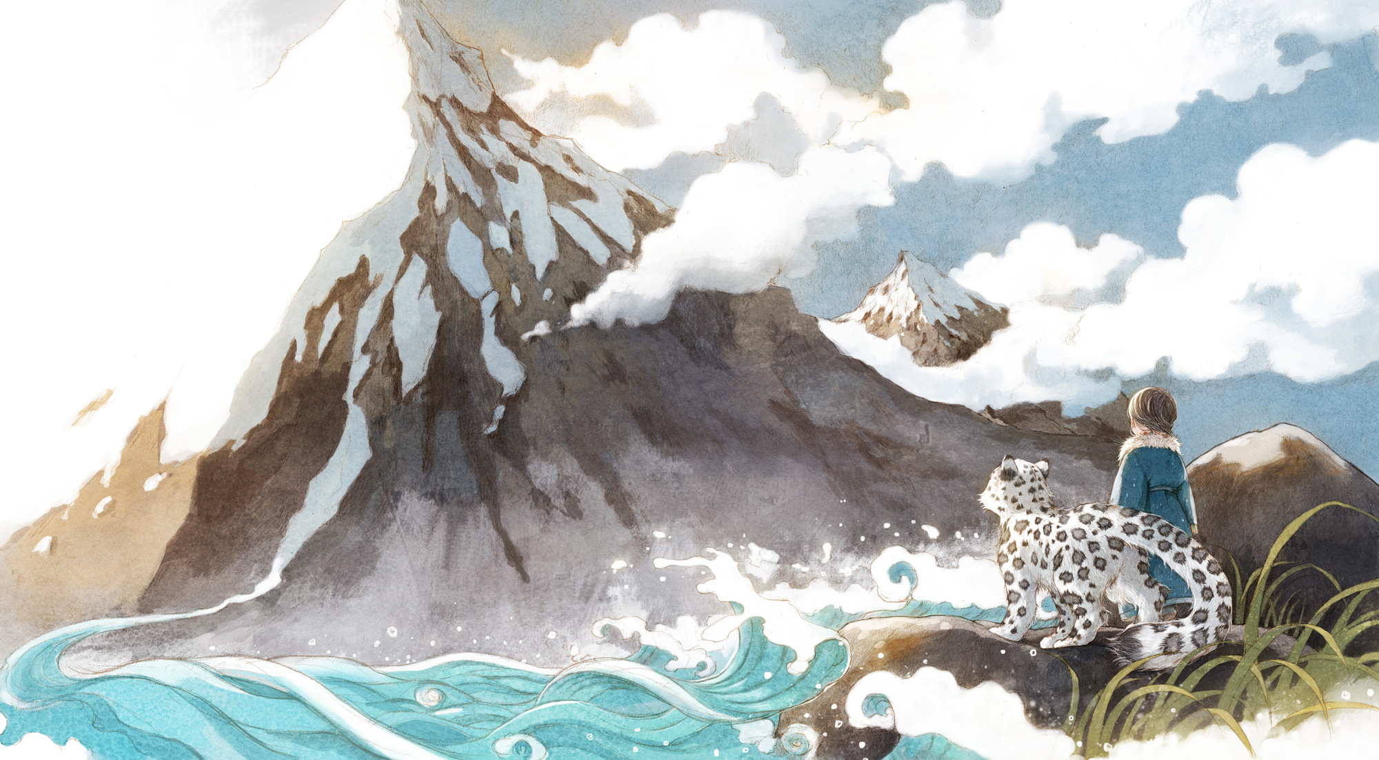 《小雪豹》|插画|商业插画|starry阿星 - 原创作品 - 站酷 (zcool)