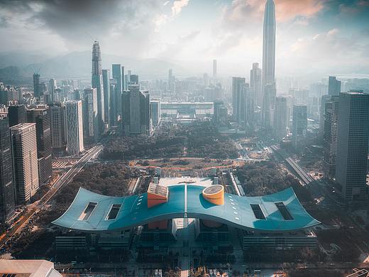 【航拍】航拍深圳~市民中心