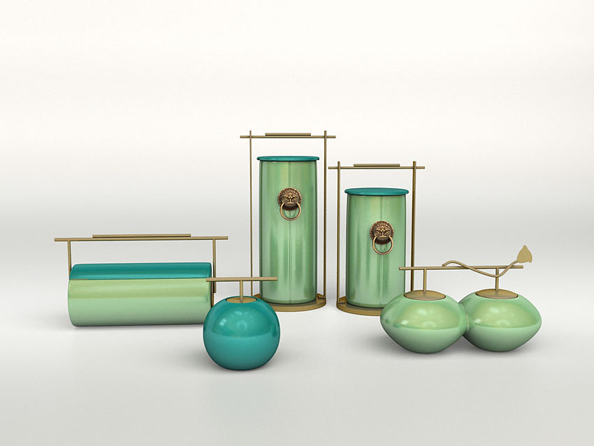 新中式摆件（图ZMjYzMDQxMTY=） - 生活用品 - 站酷设计师Lyris666原创素材 - 站酷ZCOOL