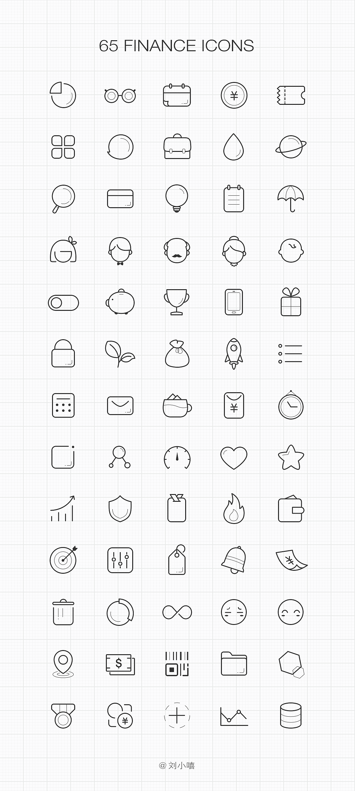 65枚 Finance icon绘制－PSD（图ZMzA2Njc0OTI=） - 图标 - 站酷设计师刘四喜原创素材 - 站酷ZCOOL