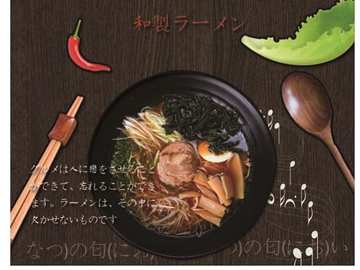 拉面海报
