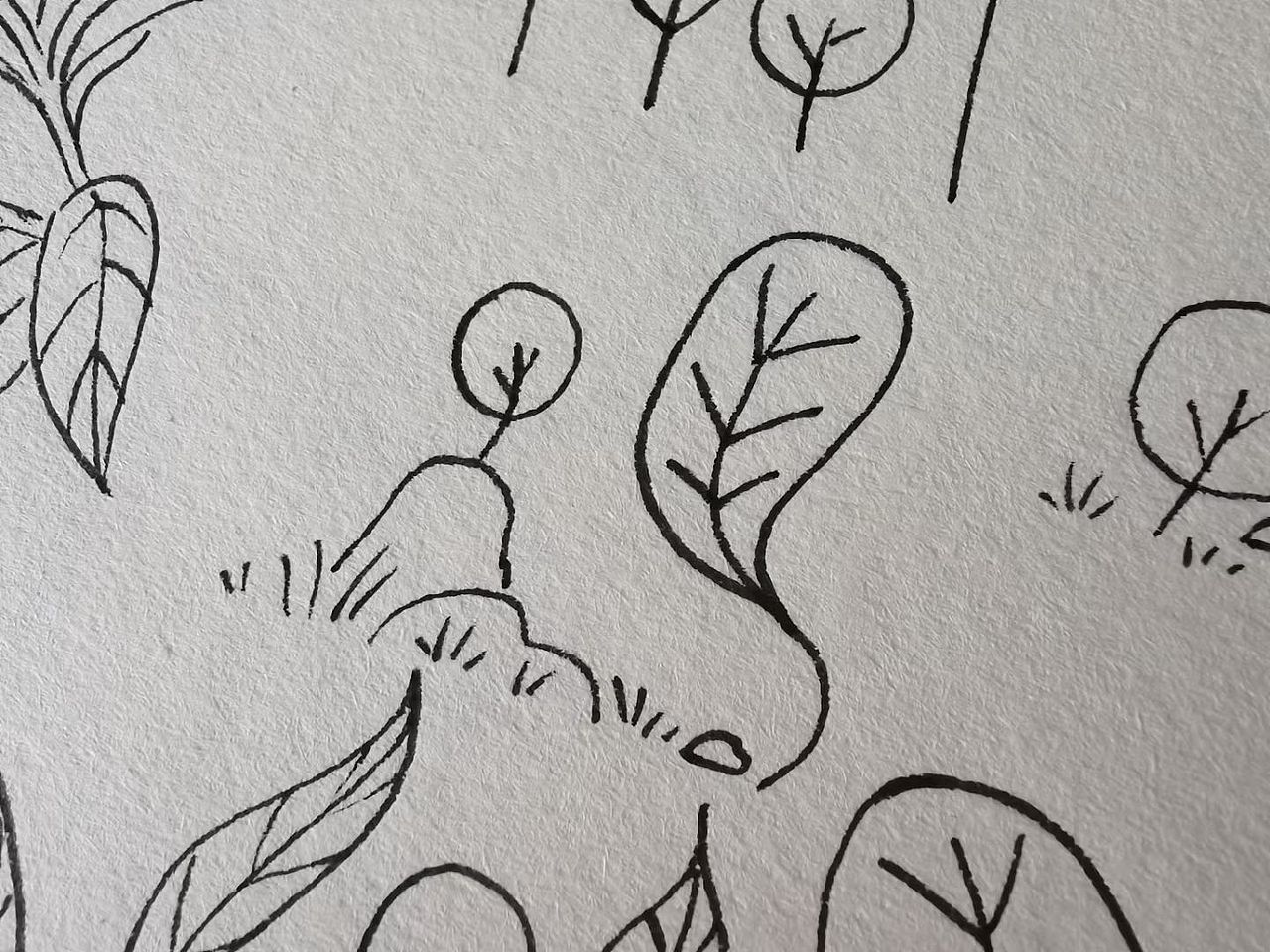 用叶子创作（图ZMjQ5NDg0NDcy） - 绘本 - 站酷设计师彭杰绘画原创素材 - 站酷ZCOOL