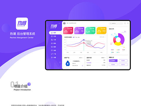 热潮后台管理系统