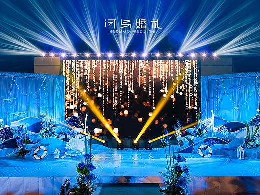 河马婚礼｜海洋主题婚礼（蓝色＋白色）