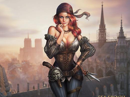 为大航海时代 美版 设计的人物概念（个人主页-ZNTM5NzMxMzI=） - 游戏原画 - 站酷设计师闻西不想写论文原创素材 - 站酷ZCOOL