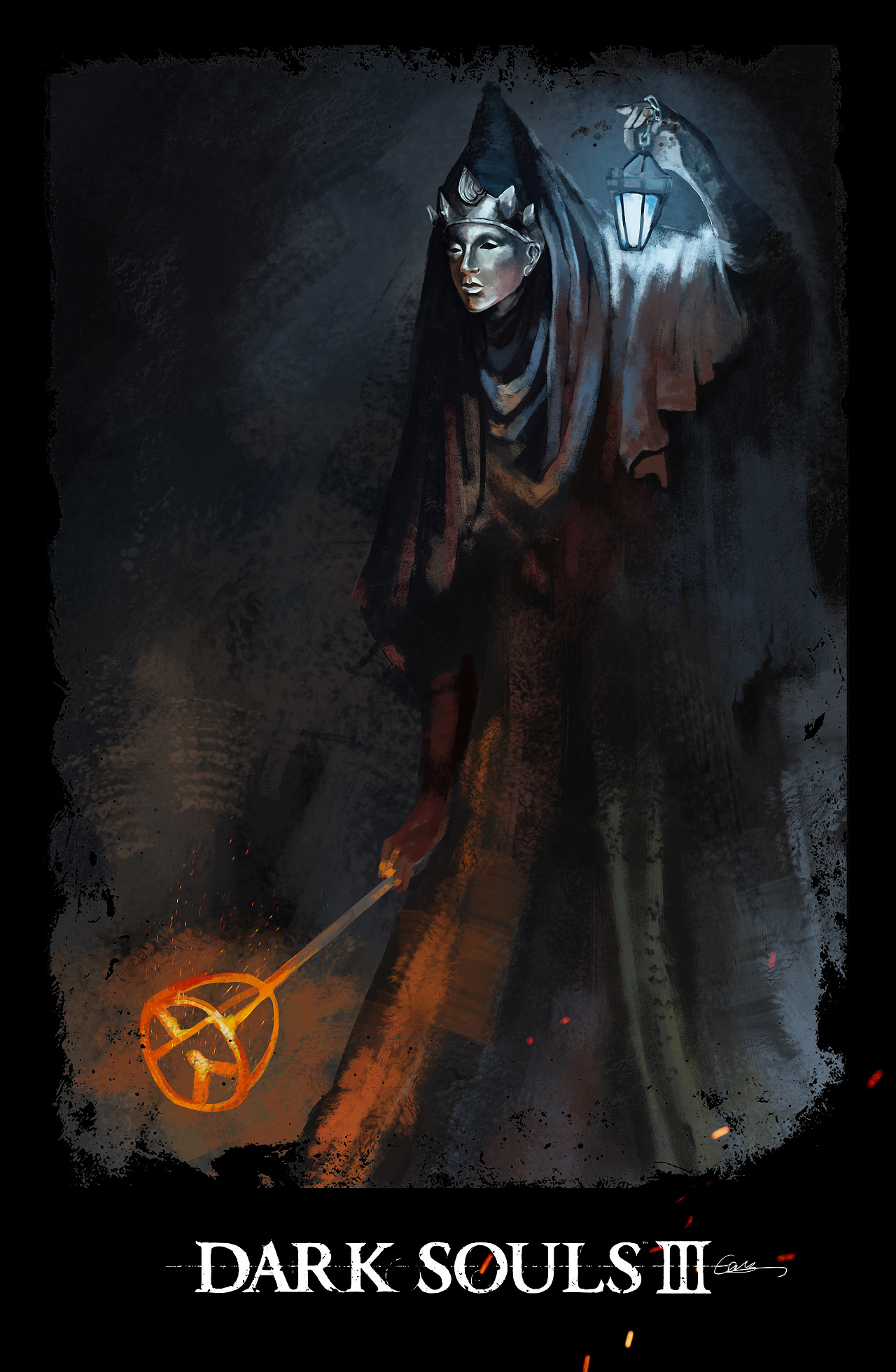 魂3官方设定集临摹 狱卒成都|插画师白面飞鱼1|0