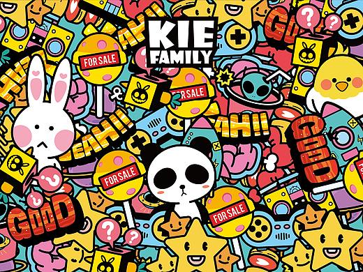 KIE Famly 卡通形象