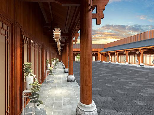 腾冲珠宝卖场外围改造