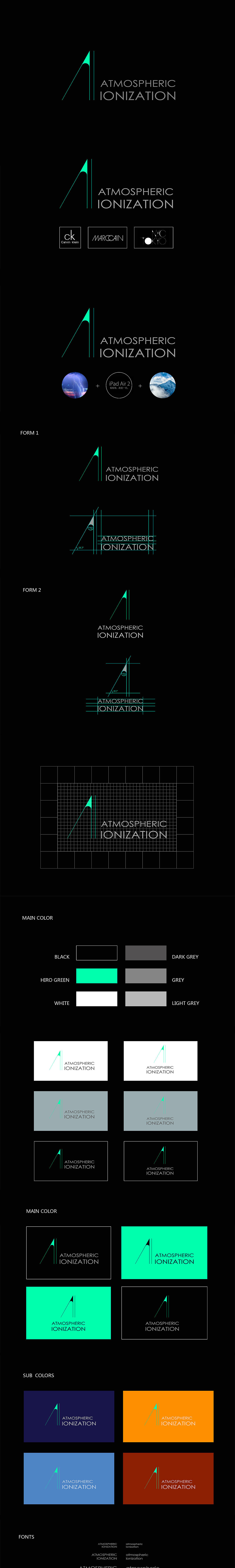 LOGO/VI/大氣電離／品牌標(biāo)識(shí)（圖ZNjQ0NTQ3MDA=） - 品牌 - 站酷設(shè)計(jì)師王梓彤原創(chuàng)素材 - 站酷ZCOOL