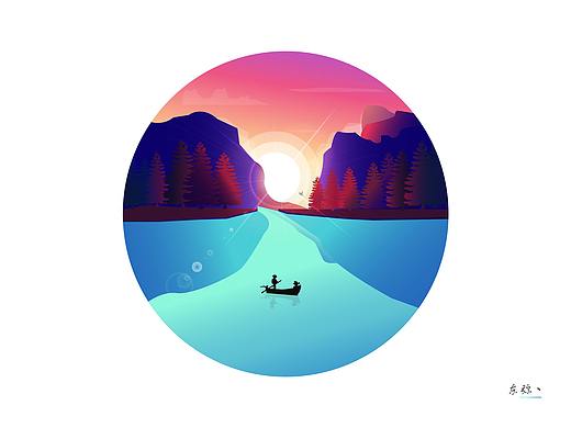 扁平化插画