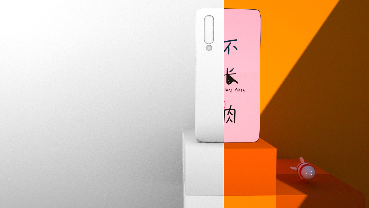 c4d建模华为手机蓝光极光手机壳（图ZMjEwMDA1Njk2） - 电子产品 - 站酷设计师悠然橘子桔子原创素材 - 站酷ZCOOL