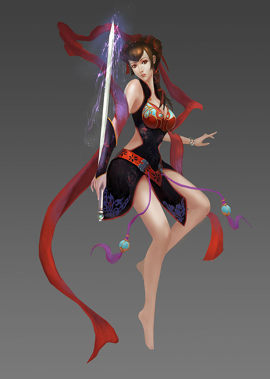 剑灵|插画|游戏原画|hunter7 - 原创作品 - 站酷 (zcool)