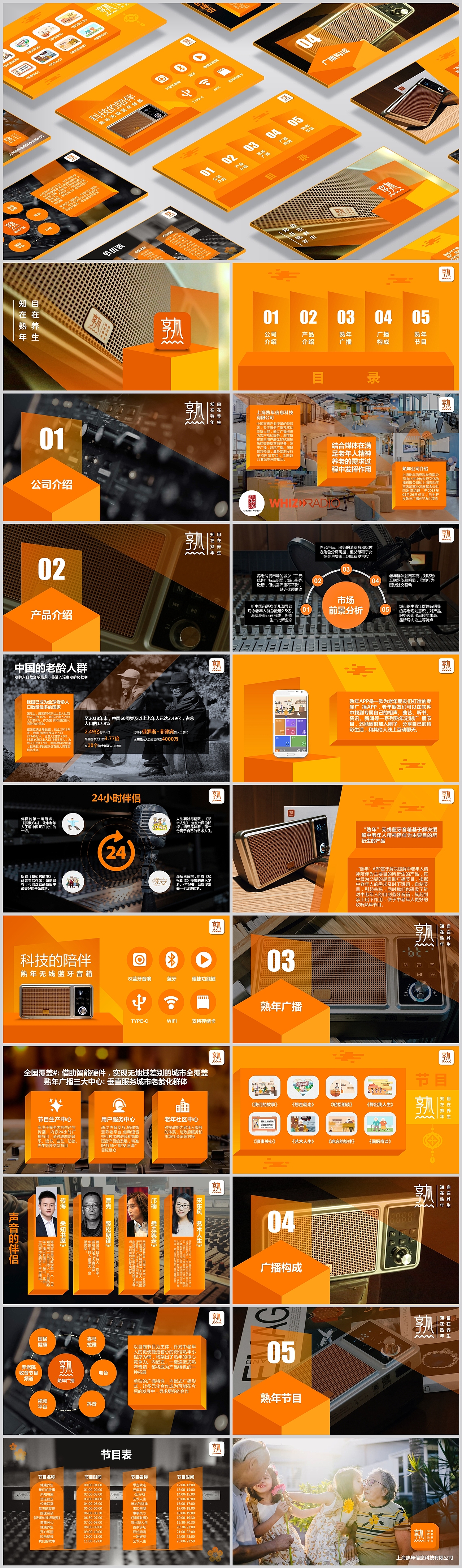 PPT定制-熟年产品介绍