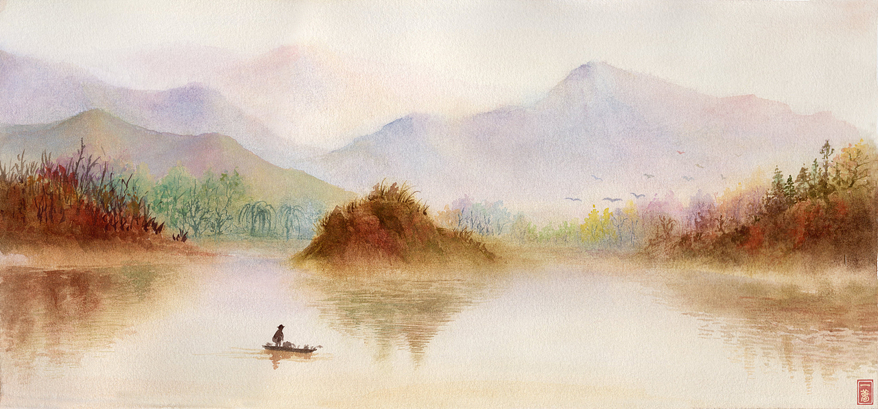 一蓑一笠一扁舟,一丈丝纶一雨钩。
<br>一曲高歌一樽酒,一人独钓一江秋。<br>