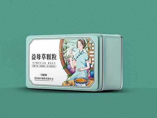 民国插画包装