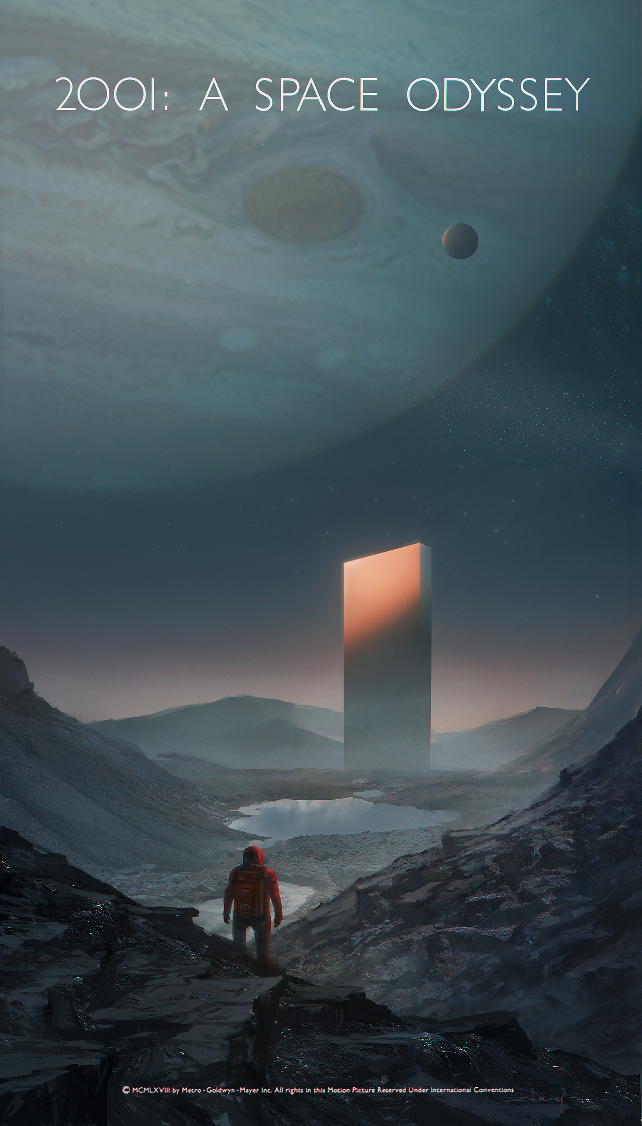 《2001太空漫游》同人海报