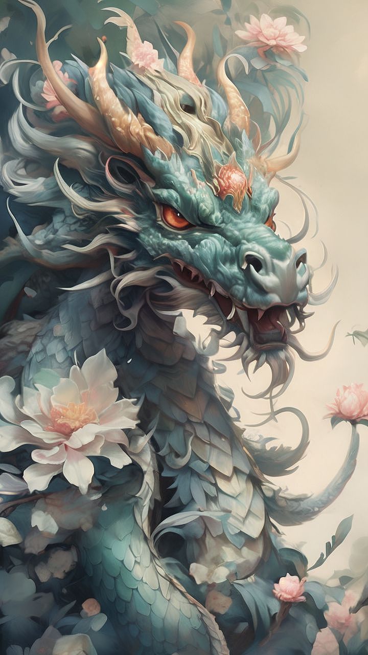 我的中国龙（图ZMzU4MjQ5OTA0） - AI作品 - 站酷设计师小威Design原创素材 - 站酷ZCOOL