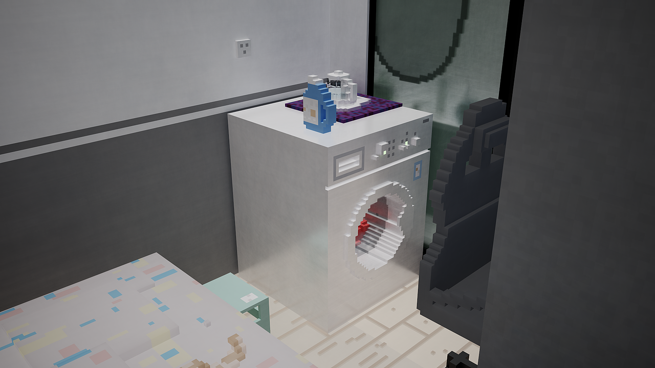 【Voxel】Room（圖ZMjY0MzY0MTg0） - 建筑/空間 - 站酷設(shè)計師哎呀丶原創(chuàng)素材 - 站酷ZCOOL