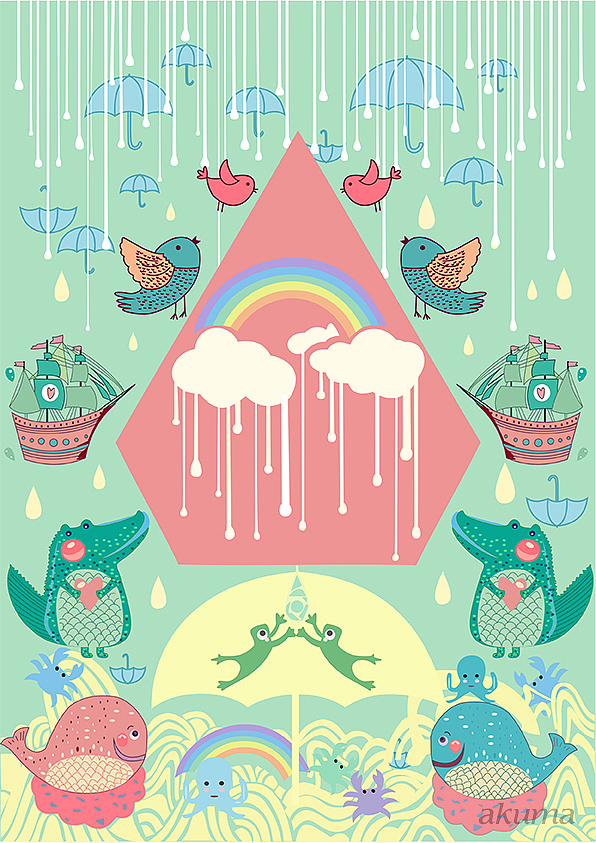 彩虹-时空（图ZMzU4NTI3NzY=） - 艺术插画 - 站酷设计师akuma_L原创素材 - 站酷ZCOOL