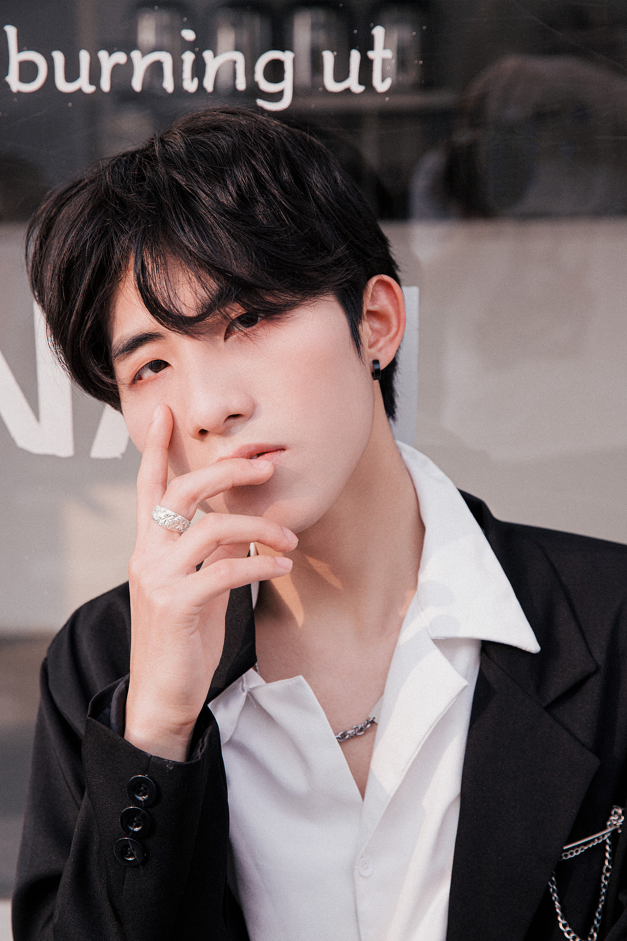 人像摄影 天台小清新男生写真