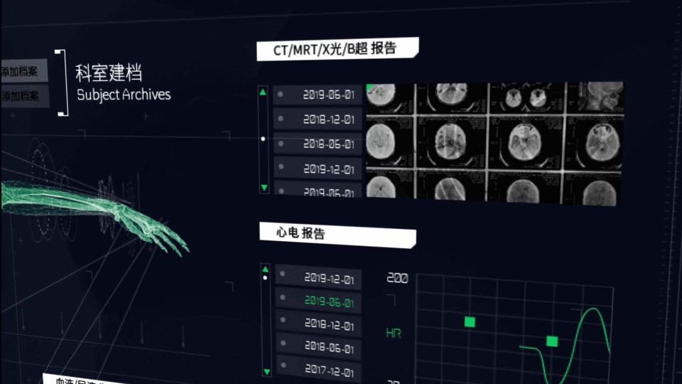 智慧医疗-可视化数据大屏