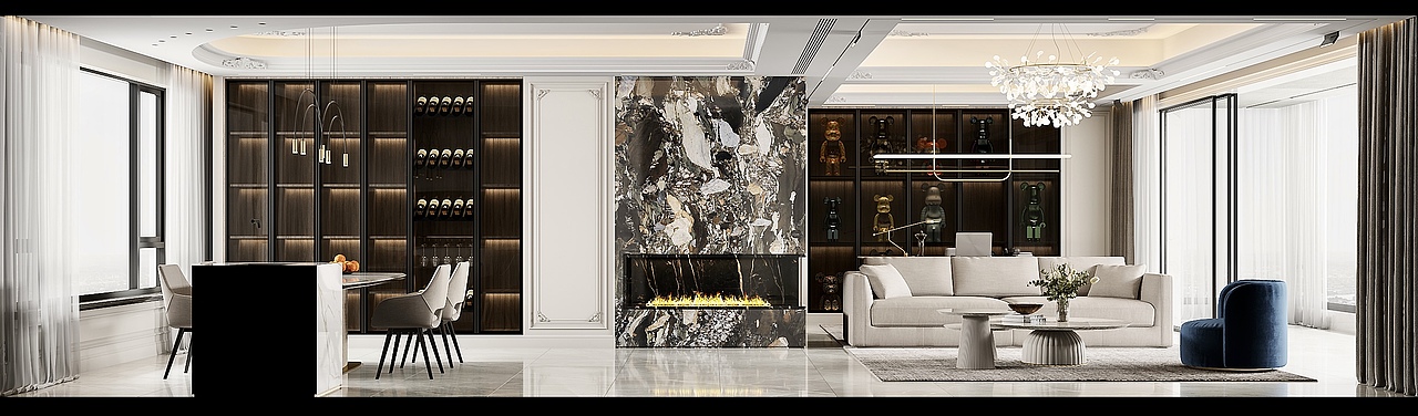 现代法式（图ZMjUwODE3ODQ0） - 家装设计 - 站酷设计师随遇灬而安灬原创素材 - 站酷ZCOOL