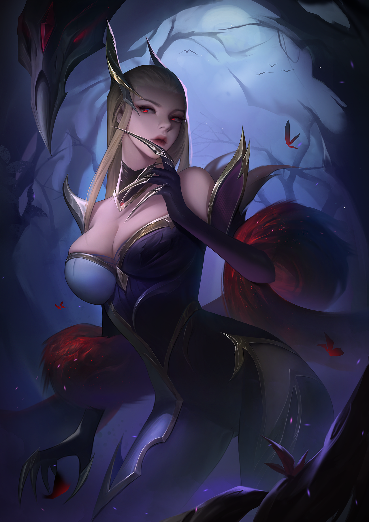 匠人绘教程:lol-伊芙琳同人绘制步骤图