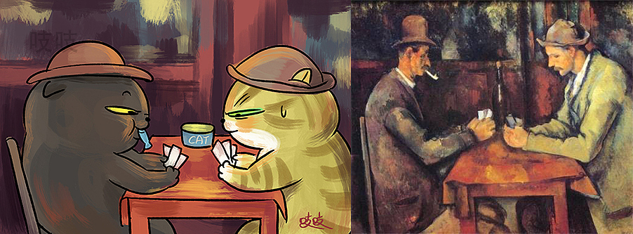 猫界名画整理合集（图ZODEzMjE5MjA=） - 创作习作 - 站酷设计师zhizhi吱吱原创素材 - 站酷ZCOOL