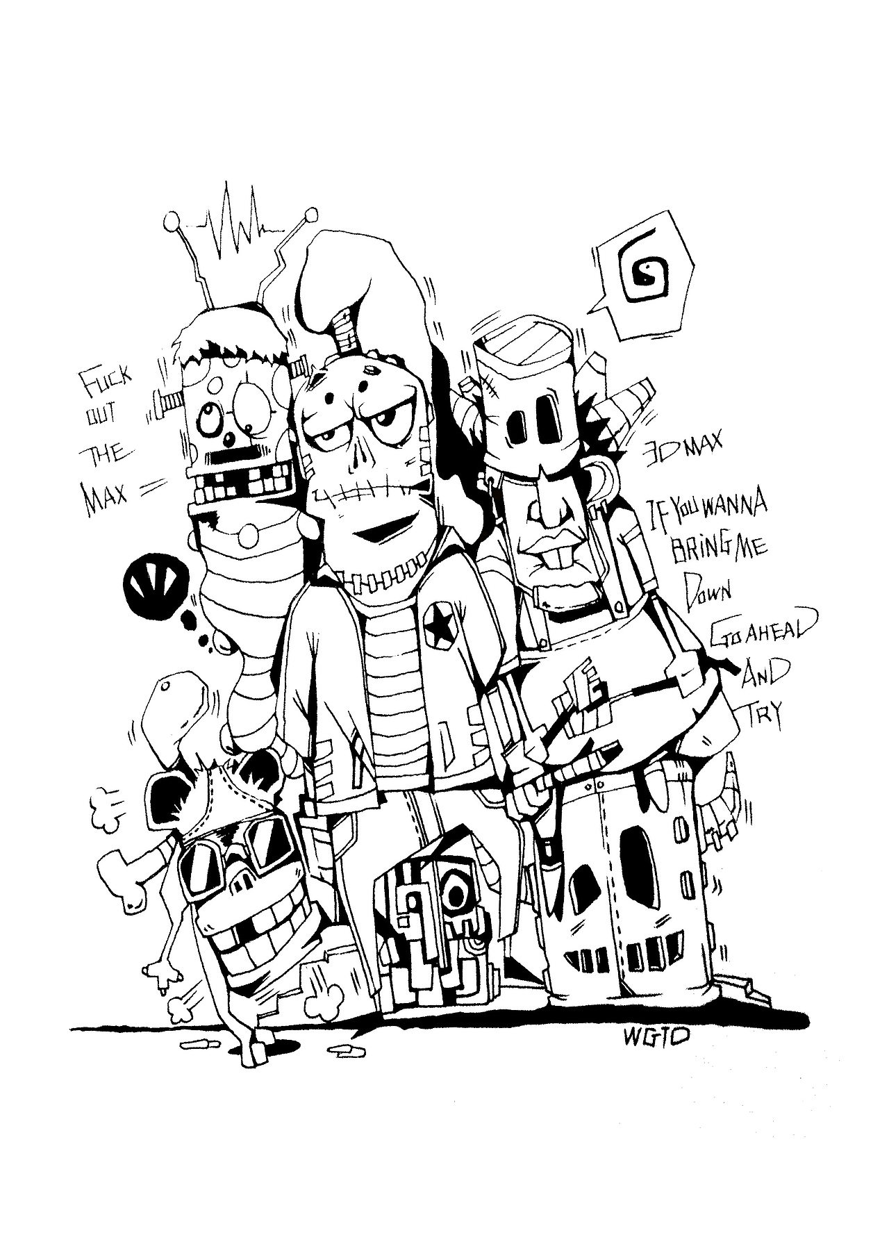 fuck out the Max---威公头