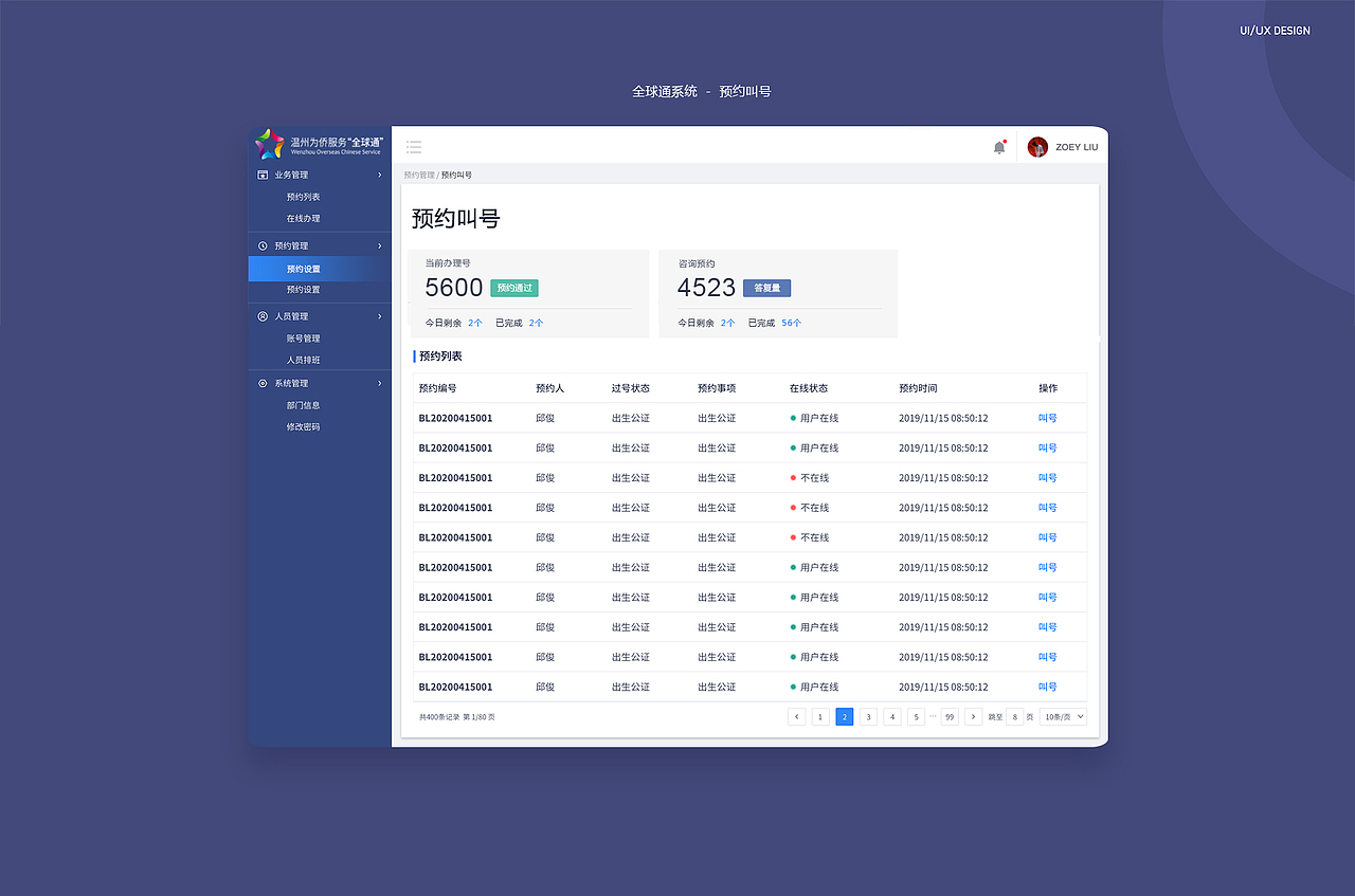 B端-为侨全球通在线服务平台（图ZMjczODY1MzEy） - 软件界面 - 站酷设计师fixerloop原创素材 - 站酷ZCOOL