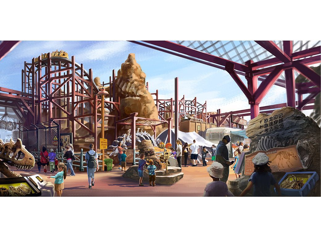 兰州西部恐龙园-鸟瞰效果图（图ZMjgyNTY1NzQ0） - 景观设计 - 站酷设计师圣景创筑原创素材 - 站酷ZCOOL
