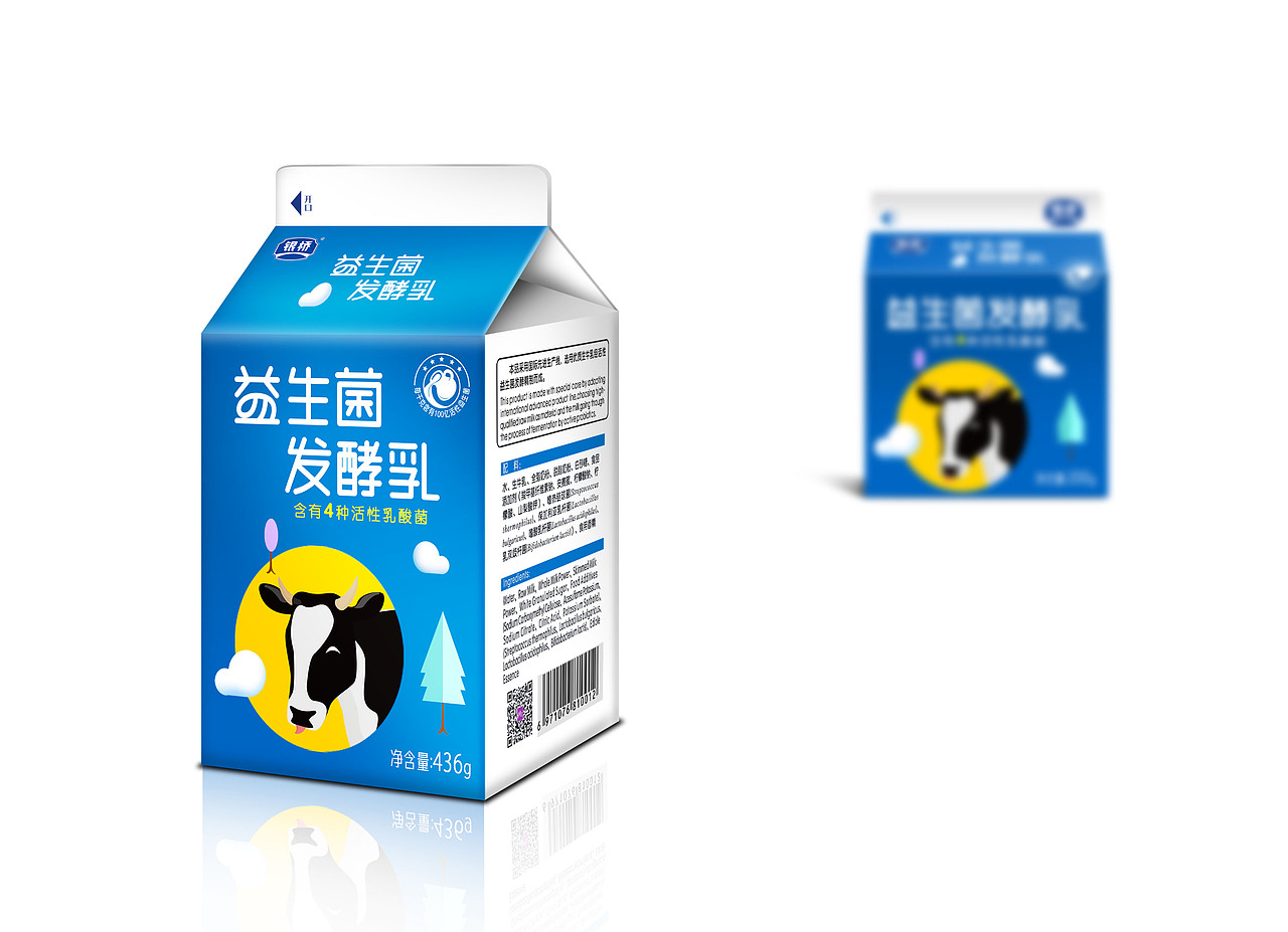 银桥 益生菌发酵乳