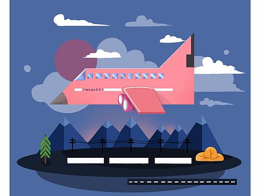 扁平练习，第一次尝试（个人主页-ZMzg0NTQyNDg=） - 创作习作 - 站酷设计师吃肉肉长肉原创素材 - 站酷ZCOOL